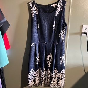 New York & Company Blue And White